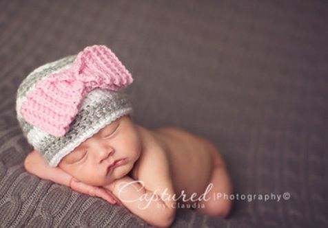 Gorro com laço