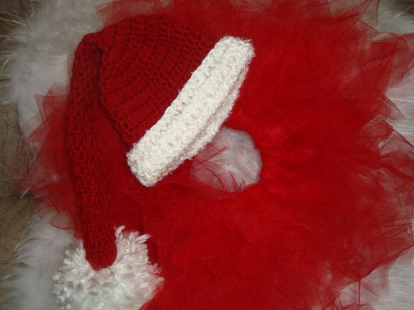 Saia tutu e gorro Natal